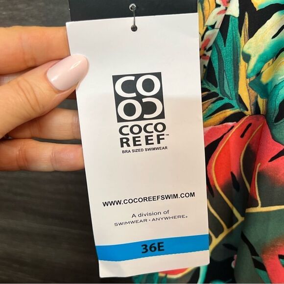 COCO REEF Enrapture Bra Sized Underwire One Piece Molded Push Up in Sz 36E. NWT! - Picture 13 of 16